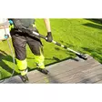 Patioharja vesiliitännällä Tarmo - Teleskooppinen terassi- ja pihakiviharja vesiliitännällä ja kahdella harjapäällä (120-190 cm) - Andra städredskap - 6410416428338 - 4