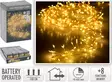 LED Silverwire 100 Varmvit Ljusslinga Batteridriven Med Timer och 8 Funktioner - Ljusslingor - 8721037202848 - 1