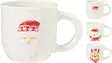 Julmugg 500?ml – keramisk, handmålad, dekorerad med 3D?figurer som present? och prydnadskopp - Juldukning för julen - 8721037564588 - 1