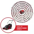 Sladdlös gräsklippare GE-CM 43 Li M Kit (2x4.0Ah) - Skjutbara gräsklippare - 4006825610338 - 10