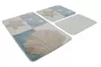 Akryl badrumsmatteset (3 delar), flerfärgad, 40 x 60 cm, mjuk, antibakteriell - Badrumsmattor och våtrumsmattor - 8681875220438 - 1
