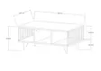 Soffbord Hanah Home Bert Antracit Spånskiva 90x40x60 cm - Soffbord - 8683743678808 - 6