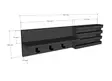 Hallmöbel Hanah Home Huso Antracit Massiv Furu 80x20x11 cm - Hallskåp - 8682870717008 - 4