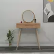 Sminkbord Hanah Home Siena Furu Spånskiva 129,2x72x35 cm - Toalettbord - 8683743972838 - 4