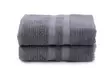 Badtowel Set Mijölnir Rökgrå 60% Bambu 40% Bomull 75x150 cm 2 Pieces - Handdukar - 8684282253938 - 2