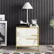 Sängbord Hanah Home Polka Vit Spånskiva 50x51,8x38,5 cm - Nattduksbord - 8681875670608 - 3