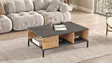 Soffbord Hanah Home Rl2 Aa Furu Antracit Spånskiva 90x33,1x60 cm - Soffbord - 8683743770588 - 3