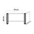 Soffbord Hanah Home Cosmo Arena Furu Spånskiva 70x40x70 cm - Soffbord - 8681875315608 - 4
