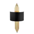 Vägglampa Opviq A Svart Guld Metall 75 x 10 cm - Tak- och vägglampor - 8681875584578 - 2