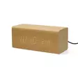 Digital klockradio | LED | USB-C Female | FM | Snooze-funktion | Sov timer | Antal alarm: 2 | Trä - Radioapparater - 5412810474998 - 41