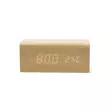 Digital klockradio | LED | USB-C Female | FM | Snooze-funktion | Sov timer | Antal alarm: 2 | Trä - Radioapparater - 5412810474998 - 10
