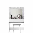 Sminkbord Hanah Home BJ121 Vit Spånskiva 90x76,8x45 cm - Toalettbord - 8684282480778 - 9