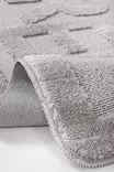 Badrumsmatta Mijölnir Grå 100% Polypropylen Halkfri 60x100 cm - Badrumsmattor och våtrumsmattor - 8684283557578 - 5