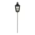 Hautalyhty 3D LED-kynttilällä 88,5 cm maapiikillä Finnlumor - Musta metallinen hautalyhty hämäräkytkimellä ja ajastimella (IP44) - LED-ljus och lyktor - 6410416562988 - 8