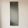 Spegel Hanah Home A321Y Silver MDF 35x105 cm - Speglar - 8681875832198 - 8