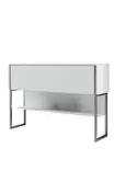 Byrå Hanah Home Luxe Silver Vit Spånskiva 120x80x30 cm - Byråer och skåp - 8684282883708 - 1