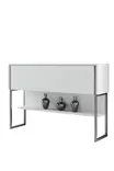 Byrå Hanah Home Luxe Silver Vit Spånskiva 120x80x30 cm - Byråer och skåp - 8684282883708 - 7