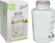 Dryckesdispenser glas 8L, klämlock, silikonring - Hushållsprodukter - 8718158645838 - 1