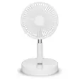Portabel flexibel bordsfläkt och 20 cm piedestalfläkt med litiumjonbatteri Vit - Nedis produkter - 8712412593958 - 11