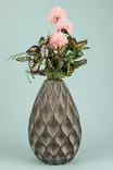 Dekorativ Kruka Aberto Design YL720 Grå Keramik 17x25 cm - Hängande blomkrukor och vaser - 8684283435708 - 2