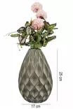 Dekorativ Kruka Aberto Design YL720 Grå Keramik 17x25 cm - Hängande blomkrukor och vaser - 8684283435708 - 3