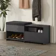 Skoskåp Hanah Home Filux Antracit Spånskiva 120,3x51x40,5 cm - Skoskåp - 8684282587378 - 3