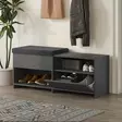 Skoskåp Hanah Home Filux Antracit Spånskiva 120,3x51x40,5 cm - Skoskåp - 8684282587378 - 5