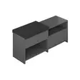 Skoskåp Hanah Home Filux Antracit Spånskiva 120,3x51x40,5 cm - Skoskåp - 8684282587378 - 1