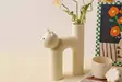 Vas Aberto Design CY0105 Cream Keramik 22x8x23 cm - Hängande blomkrukor och vaser - 8684282978978 - 2