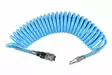 Spiralslang för tryckluft 5 m, snabbkopplingar - Tryckluftsslangar och kopplingar - 6410416177878 - 3