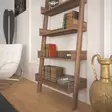 Bokhylla Hanah Home Walnut Valnöt Spånskiva 80x195x32 cm - Bokhyllor - 8681875037838 - 3