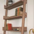 Bokhylla Hanah Home Walnut Valnöt Spånskiva 80x195x32 cm - Bokhyllor - 8681875037838 - 4
