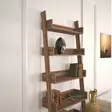 Bokhylla Hanah Home Walnut Valnöt Spånskiva 80x195x32 cm - Bokhyllor - 8681875037838 - 5