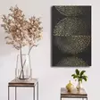 Canvastavla Wallity Guld Vit Svart Canvas Trä 45x70 cm - Tavlor och ramar - 8683743825608 - 2