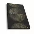 Canvastavla Wallity Guld Vit Svart Canvas Trä 45x70 cm - Tavlor och ramar - 8683743825608 - 3