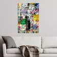 Glastavla Wallity Flerfärgad Glas 70x100 cm - Tavlor och ramar - 8684282138358 - 4