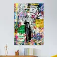 Glastavla Wallity Flerfärgad Glas 70x100 cm - Tavlor och ramar - 8684282138358 - 2