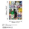 Glastavla Wallity Flerfärgad Glas 70x100 cm - Tavlor och ramar - 8684282138358 - 7