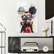 Glastavla Wallity Flerfärgad Glas 70x100 cm - Tavlor och ramar - 8684282905318 - 2