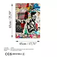Glastavla Wallxpert Flerfärgad Glas 45x65 cm - Tavlor och ramar - 8683742854708 - 8