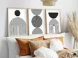 Inramad MDF-tavla Wallity Flerfärgad MDF 50x70 cm 3 Delar - Tavlor och ramar - 8684282339298 - 4