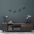 Väggdekor Metall Wallity Birds Svart Metall 18x21 cm 20x24 cm 20x23 cm 18x22 cm 4 Delar - Dekorationer, prydnadsföremål - 8683342941198 - 2