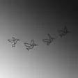 Väggdekor Metall Wallity Birds Svart Metall 18x21 cm 20x24 cm 20x23 cm 18x22 cm 4 Delar - Dekorationer, prydnadsföremål - 8683342941198 - 5