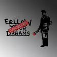 Väggdekor Metall Wallity Banksy Metal Vit Röd Metall 64x42 cm 46x87 cm - Dekorationer, prydnadsföremål - 8684282419068 - 6