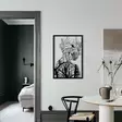Väggdekor Metall Wallity Arakan Svart Metall 42x62 cm - Dekorationer, prydnadsföremål - 8683342112048 - 3