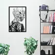 Väggdekor Metall Wallity Arakan Svart Metall 42x62 cm - Dekorationer, prydnadsföremål - 8683342112048 - 2