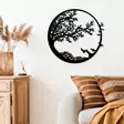 Väggdekor Metall Wallity Night Svart Metall 68x1,5x66 cm - Dekorationer, prydnadsföremål - 8683342260848 - 4