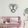 Väggdekor Metall Wallity Entrika Svart Metall 70x64 cm - Dekorationer, prydnadsföremål - 8683342213578 - 2