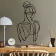 Väggdekor Metall Wallity Sorella-1 Svart Metall 34x61 cm - Dekorationer, prydnadsföremål - 8684282418948 - 2