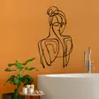 Väggdekor Metall Wallity Sorella-1 Svart Metall 34x61 cm - Dekorationer, prydnadsföremål - 8684282418948 - 3